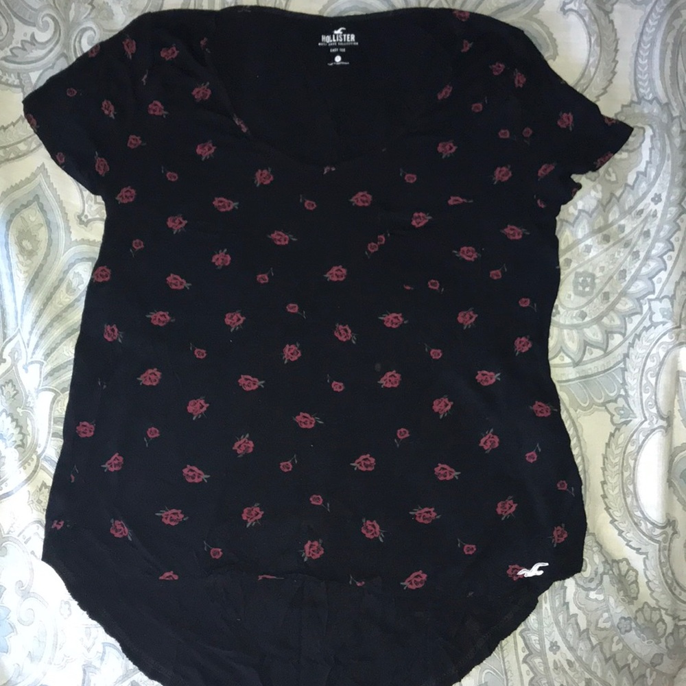 Hollister Rose Graphic Tee